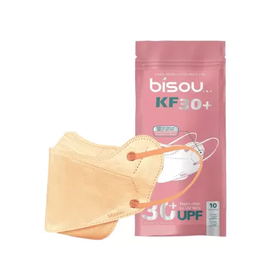 Khẩu Trang KF30+ Bisou Cam Bịch 10 Cái